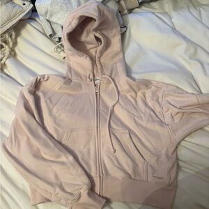 TNA Light Pink Sweatfleece Hoodie